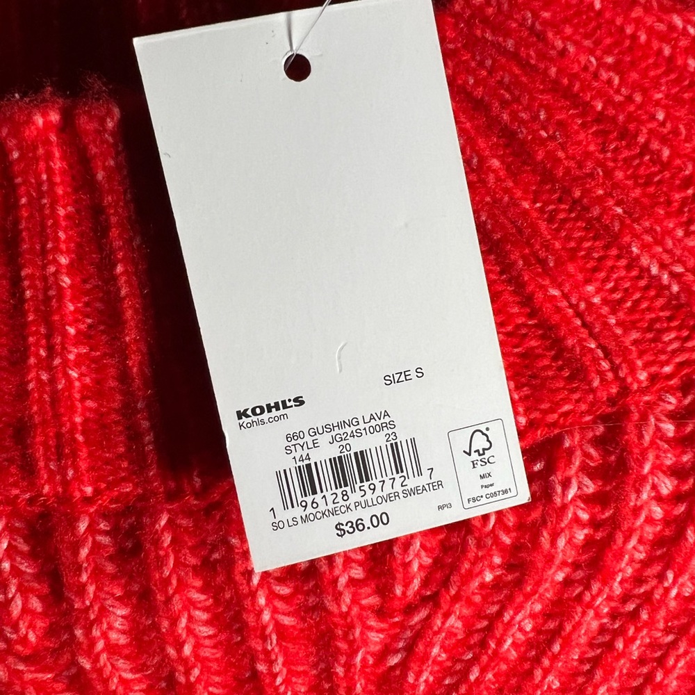 Red sweater